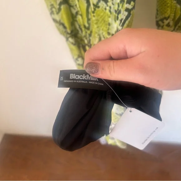 Blackmilk Acid Serpent Heavenly Wrap Dress - Picture 8 of 8